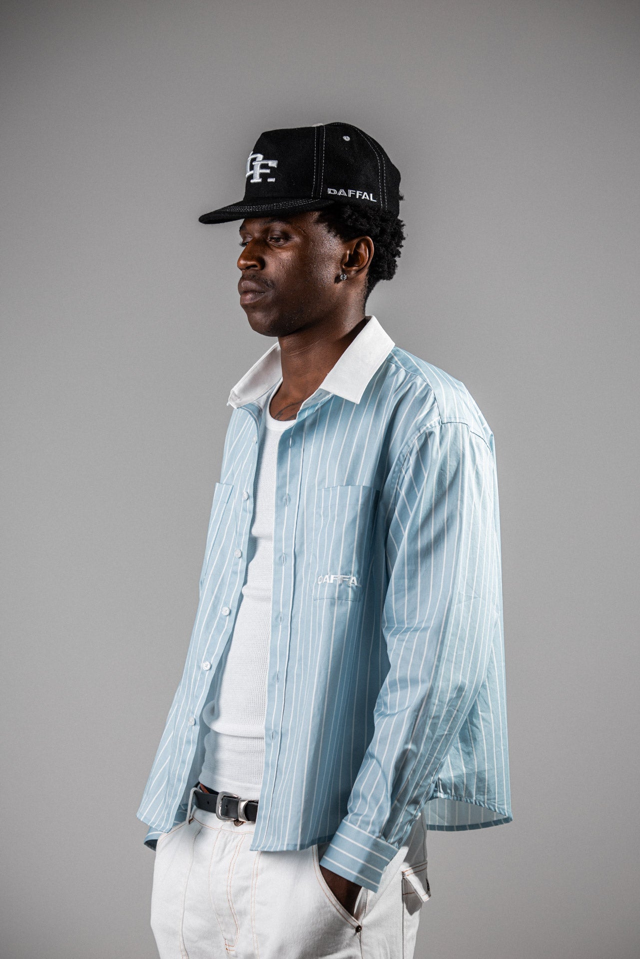 SKY BLUE DATE NIGHT SHIRT