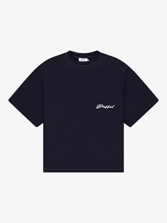 BLACK SCRIPT TEE