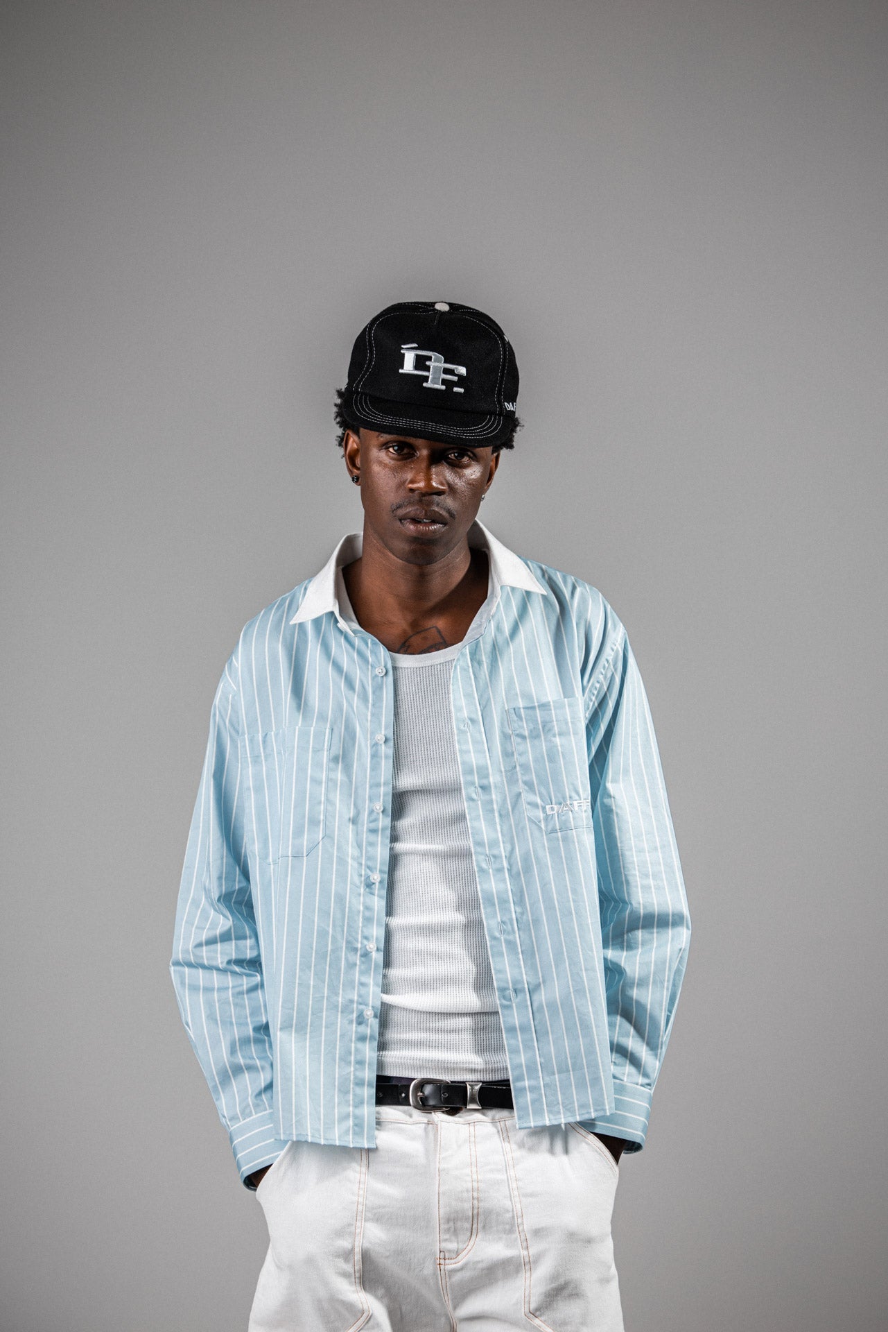 SKY BLUE DATE NIGHT SHIRT