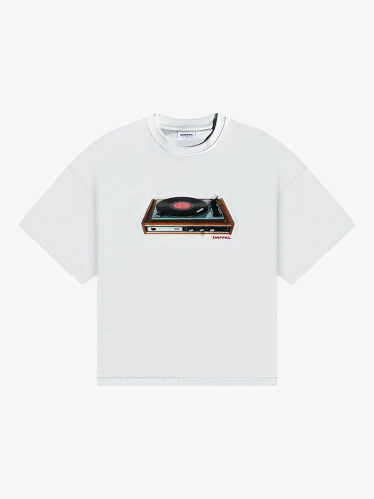 REWIND BOX TEE - WHITE